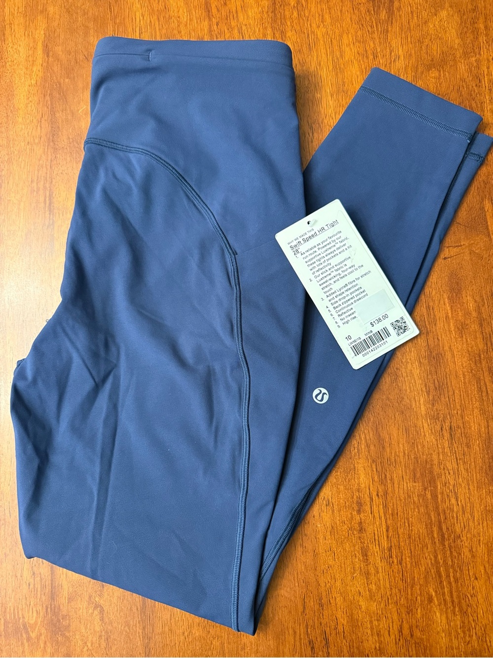lululemon athletica teal Blue Full-Length Leggings - Picture 1 of 3